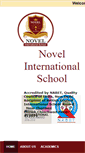 Mobile Screenshot of novelinternationalschool.com